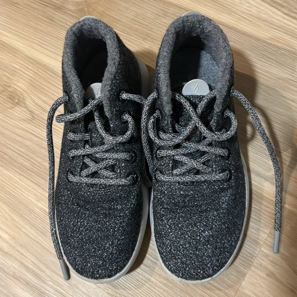 Allbirds Wool Runner Up Mizzles Gray High Top Shoes Women’s Size 7